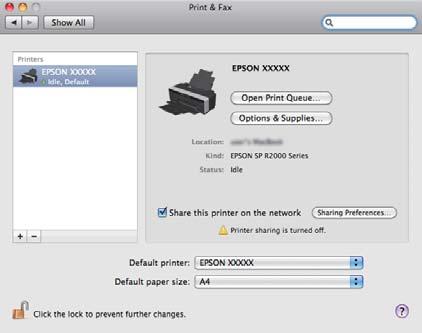 Korzystanie ze sterownika drukarki(system Mac OS X) Odinstalowywanie sterownika drukarki Aby odinstalować sterownik drukarki, postępuj zgodnie z poniższymi instrukcjami.