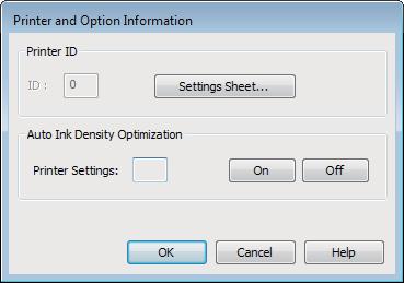 Konserwacja A Kliknij opcję Printer and Option Information (Informacje o drukarce i opcjach) na karcie Utility (Program narzędziowy) okna dialogowego sterownika drukarki systemu Properties