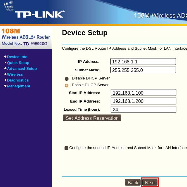 Krok 7 Krok 9 W sekcji Enable IGMP Multicast, and WAN przejdź dalej nie