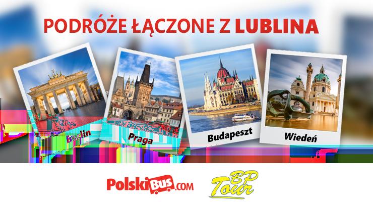 Z Lublina do Berlina, Pragi, Budapesztu i Wiednia Podróże łączone z Lublina do Berlina, Budapesztu, Brna, Wiednia i Donovaly Pragi, Nowy przystanek w ofercie platformy PolskiBus.