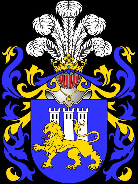 Bildquelle: Coat of arms Przosna of polish noble families. Polski: Wappen szlachecki Przosna. Data 23 kwietnia 2011.