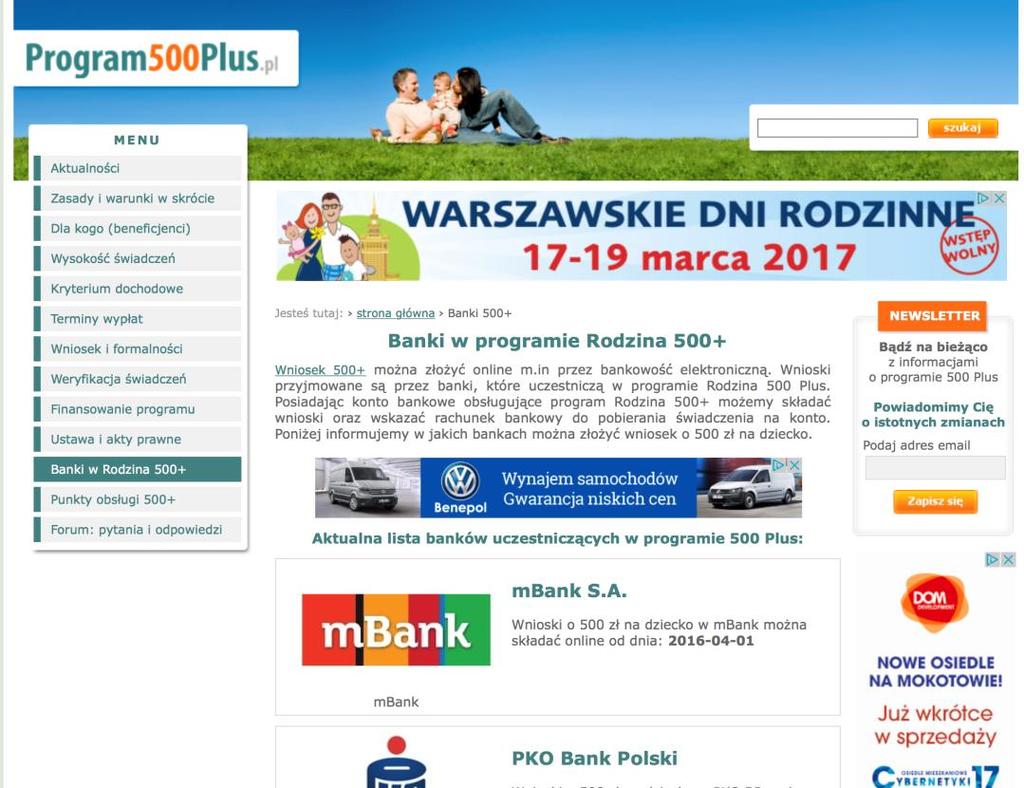 Kampania klikowa W dniach 24 luty -17 marca 2017 r.