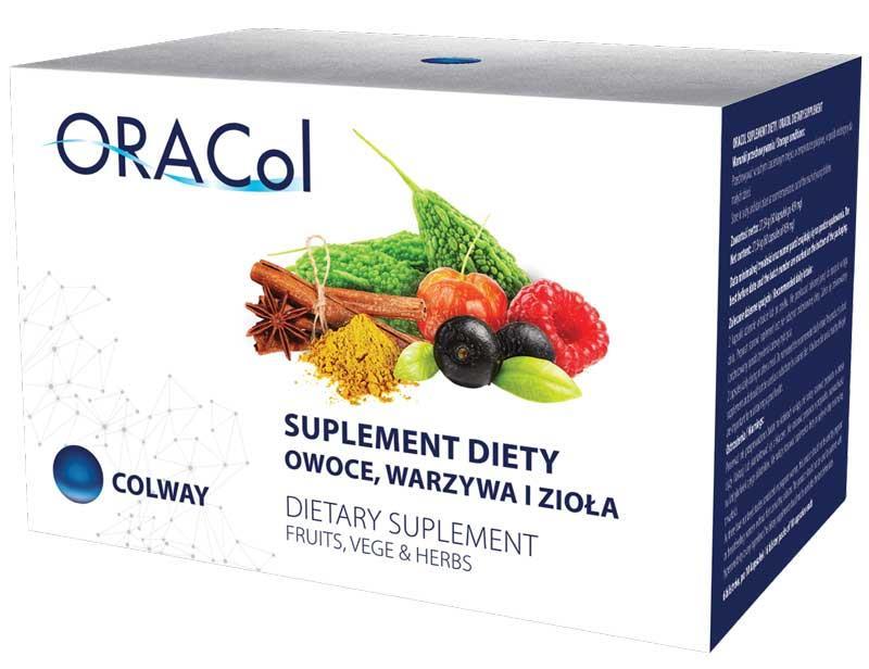 ORACol - kolejny suplement w ofercie COLWAY Jest to produkt, który w ofercie suplementacyjnej COLWAY powinien znaleźć się dawno, jako że podobnie jak ColDeKa, Colamina, Colvita, czy Witamina C-olway