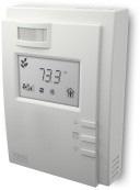 Produkty uzupełniające Czujniki temperatury Seria Allure EC-Smart-Vue Linia pokojowych czujników temperatury z komunikacją, gniazdem sieciowym typu jack, podświetlanym wyświetlaczem LCD