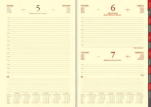 Kalendarze zawierają między innymi następujące informacje: - kalendarium w językach: PL D GB F RUS - fazy Księżyca, wschody i zachody Słońca - kalendarium 2017, 2018, 2019 - plan roku 2018, 2019 -