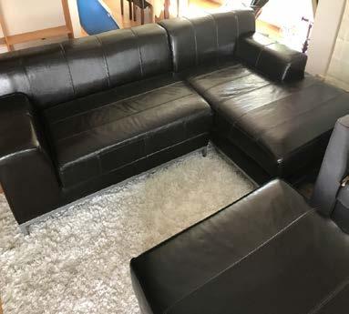 For sale Leather sofa 3-piece leather sofa for sale