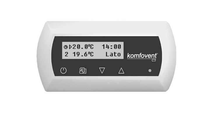 Na ekranie panelu sterowania można obserwować i ustalać parametry