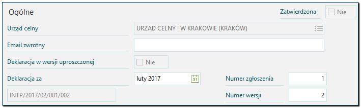 Aktualizacja danych do Intrastatu Na liście dokumentów jak również na formularzu dokumentu dostępna jest czynność 'Aktualizuj dane do Intrastatu'.