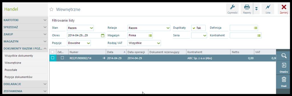 Niepoprawny zapis rezerwacji Uwaga rysunki pierwszy i trzeci z tego rozdziału są identyczne. Jak w takim razie rozpoznać niepoprawną rezerwację?