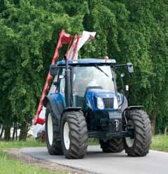 System ten można z łatwością regulować za pomocą układu hydraulicznego ciągnika, a dzięki zastosowaniu zamkniętego obwodu hydraulicznego, można wykonać wymagane ustawienie ciśnienia.