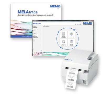 Czarne na białym Podłączenie drukarki MELAprint 42 pozwala na tradycyjną dokumentację protokołów cykli