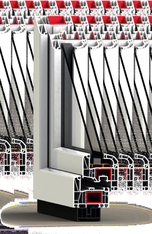 WYGODA W UŻYTKOWANIU gładkie, a zarazem odporne na działanie warunków atmosferycznych powierzchnie zewnętrzne sprawiają, że okna są łatwe do utrzymania w czystości.