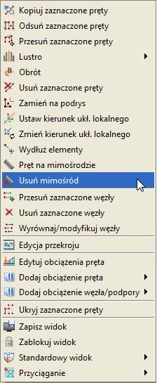 wprowadzonym na jednym końcu pręta. Pręty z takim samym mimośrodem na obu końcach pręta.