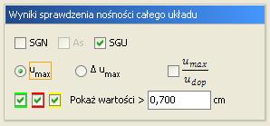 W tym przypadku, wyniki obliczeń statycznych od zestawu sił, będącego sumą grup (jak w kombinacji) są zupełnie inne niż suma wyników sił wewnętrznych od grup, wchodzących w skład tego samego zestawu.