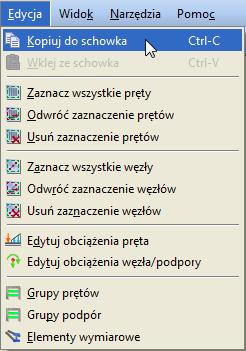 Podstawy ny jest punkt o współrzędnych (0,0,0). W każdej chwili przed kopiowaniem, użytkownik może zmienić punkt skalowania, przez jego wskazanie w dowolnym punkcie charakterystycznym układu.