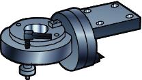 TOOLIN SYSTMS Accessories SYSTMY NARZĘDZIOW Akcesoria Przyrząd montażowy do montażu i demontażu uchwytów podstawowych Zaciskany pneumatycznie 391.200 Wytaczanie Uwaga! Przyrząd montażowy 391.