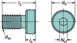 TOOLIN SYSTMS Accessories Akcesoria SYSTMY NARZĘDZIOW Śruby blokujące trzpień Oznaczenie Wymiary, cale d th d h l 2 l h N H 5512 065-07 3/8"-24 7/8 1-1/16 3/8 1/4 5512 065-02 3/8"-24 5/8 1-1/4 13/64