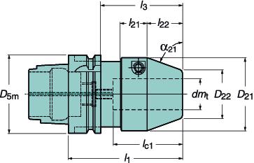 TOOLIN SYSTMS Hydro-rip - HSK solid holding tools SYSTMY NARZĘDZIOW Hydro-rip - jednolite uchwyty narzędziowe HSK Hydro-rip Short Uchwyt precyzyjny Wersja krótka HSK 392.