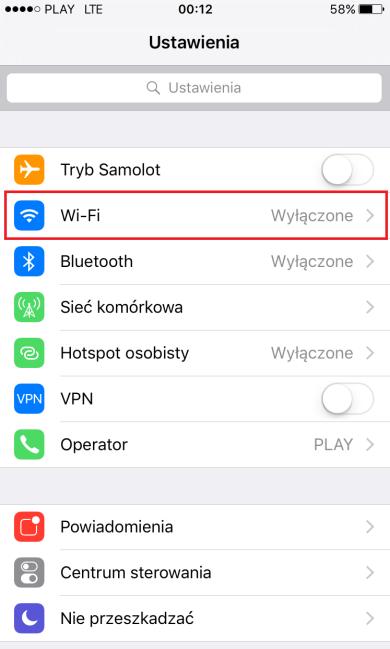 siecią Wi-Fi