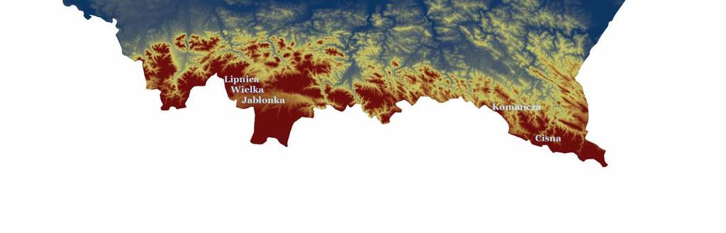 znajdująsięobszary Natura 2000: Babia Góra, Czarna Orawa i