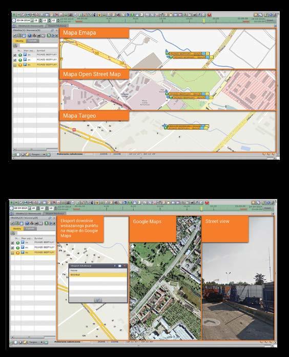 IDEALNIE PROWADZĄCY DO CELU MODUŁ MAPOWY Moduł mapowy umożliwia wizualizację danych z systemu SMOK na rozmaitych mapach, np. mapach firmy Emapa, Open Street Map oraz Targeo.