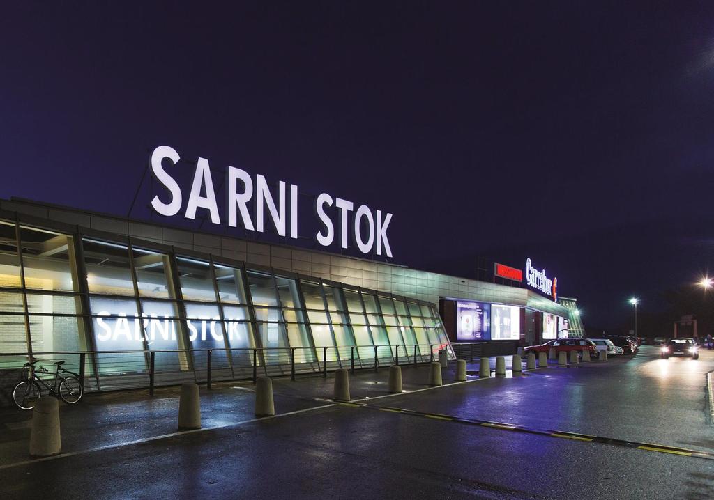 Sarni Stok Bielsko-Biała Data otwarcia: Q4 2001 Powierzchnia: 32,126 Lokale: 66 Union Investment Media Markt, Carrefour, TK