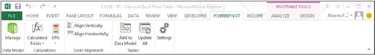 Dodatek PowerPivot 19 W celu włączenia dodatku trzeba po prostu zaznaczyć pole wyboru obok nazwy Microsoft Office PowerPivot for Excel 2013 i kliknąć OK.