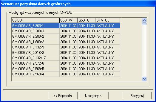 graficznymi SWDE format zgodny z G5