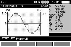 Nacisnąć przycisk START, aby rozpocząć rejestrację.