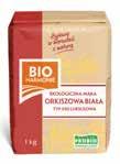 1463kJ (346kcal), tłuszcz 1,0g w tym kwasy nasycone <0,3g, węglowodany 67,0g w tym cukry 1,4g, błonnik 5,2g, białko 12,0g, sól <0,01g 1463kJ (346kcal), tłuszcz 2,2g w tym kwasy nasycone 0,3g,