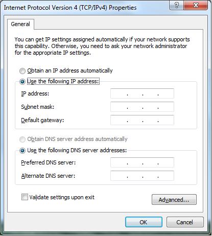 Jeśli jest to potrzebne, wprowadź adres Preferred DNS server (Preferowany serwer DNS). 8.