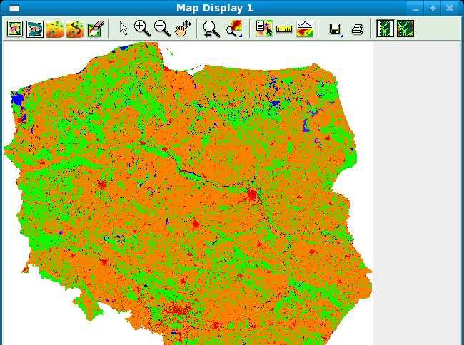 Poszczególne kategorie warstwy uz