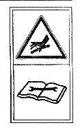 Tabela 1. Znaki bezpieczeństwa i napisy Lp. Piktogram Znaczenie Miejsce umieszczenia 1 2 3 4 1. (Tabliczka Tabliczka znamionowa Z przodu ramy środkowej z znamionowa) lewej strony 2.