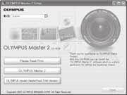 Korzystanie z oprogramowania OLYMPUS Master Windows 1 Włóż płytę CD-ROM do napędu CD-ROM.