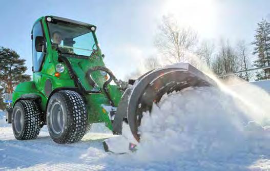 Obsługa komunalna Lemiesz do śniegu Lemiesz do śniegu Avant jest zaprojektowany do szybkiego odśnieżania dużych obszarów.