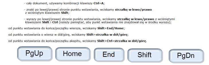 2. Nawigowanie po programie przy pomocy klawiatury Każde polecenie umieszczone na wstążce można wywołać z klawiatury. Wystarczy wcisnąć lewy przycisk ALT.