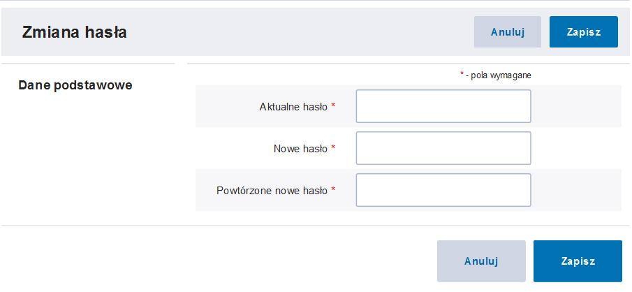 Rysunek 6. Strona służąca do zmiany hasła. Rysunek 7.