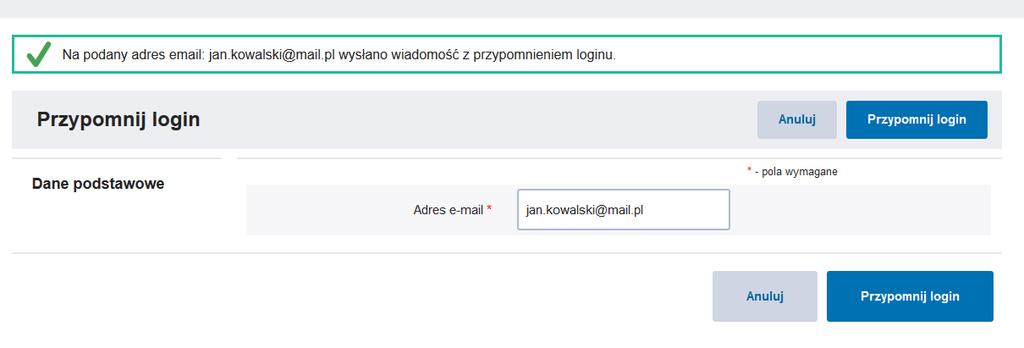 zmienić adres e-mail lub numer telefonu przypisany do swojego konta, ograniczyć metody logowania lub włączyć funkcjonalność uwierzytelniania dwuskładnikowego może posłużyć się funkcją edycji danych