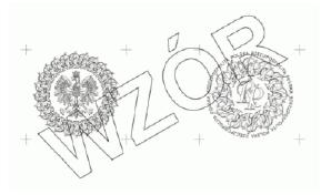 commitmenttype OBJECT IDENTIFIER ::= iso(1) member-body(2) us(840) rsadsi(113549)pkcs(1) 9 16 6 5, wskazujący, że podpisujący zaaprobował podpisywane dane. WZÓR HOLOGRAMU Opis: 1.