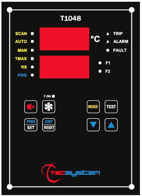 BIULETYN TECHNICZNY NOWE URZĄDZENIE T1048 W ramach ciągłego doskonalenia swoich produktów, Tecsystem wprowadza nowe urządzenie do kontroli temperatury transformatorów żywicznych i suchych: T1048.