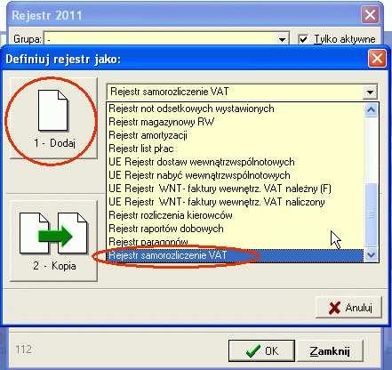 2. Czynności do wykonania w KS-FKW umożliwiające pracę ze stawką NP 2.1.Wykonać aktualizację do wersji 2011_01_0_0 wersja dostępna na ftp://ftp.kamsoft.pl/pub/ks- FKW/WERSJE/2011_01_0_0/ 2.2. Skonfigurować wprowadzanie i pobieranie dokumentów wewnętrznych samo rozliczających VAT.