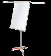 FLIPCHARTY Flipchart office PRO z ramionami Flipchart o powierzchni lakierowanej magnetycznej o rozmiarze 70 x 100 cm.