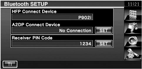 Menu konfiguracyjne Usuwanie urządzenia Bluetooth Usuwanie zarejestrowanego urządzenia