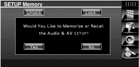 Pamięć konfiguracji Ustawienia konfiguracji dźwięku i interfejsu AV można zapisać w pamięci. Zapisane ustawienia mogą zostać później odczytane.