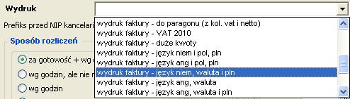 105 69.4.1.2. Na kolumnie "zapłacona" dodano opcję "Nie". Od wersji 4 w liście faktur na kolumnie zapłacono można wybrać opcję "Nie". 69.4.2. Dane faktury 69.