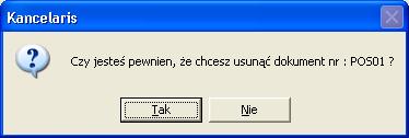 76 Usunięcie paragonu jako dokumentu jest możliwe po wcześniejszym usunięciu zatwierdzenia. Uwaga!