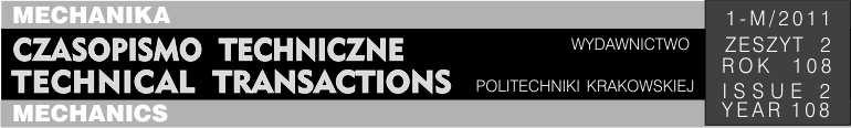 MAREK STANISŁAW KOZIEŃ, ŁUKASZ ŚCISŁO ** ANALIZA STANU PRZEJŚCIOWEGO DRGAŃ BELKI Z ELEMENTAMI PIEZOELEKTRYCZNYMI METODĄ ELEMENTÓW SKOŃCZONYCH TRANSIENT ANALYSIS OF THE VIBRATING BEAM WITH PZT