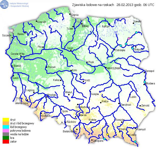 INFORMACJE HYDROLOGICZNO - METEOROLOGICZNE