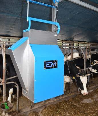 Montaż Niewątpliwą zaletą robota paszowego EUROMILK FEEDEX jest