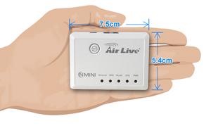 Przykład N.MINI dowodzi ciągłej innowacyjności firmy AirLive w dziedzinie sieci bezprzewodowych.